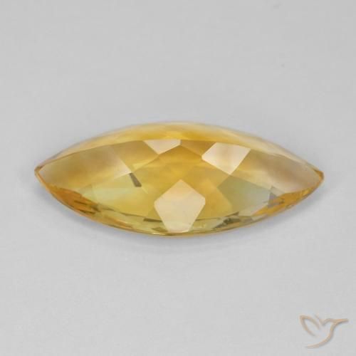 Citrino Naranja dorado natural de 5.63 ct, Marquesa, VVS-VS