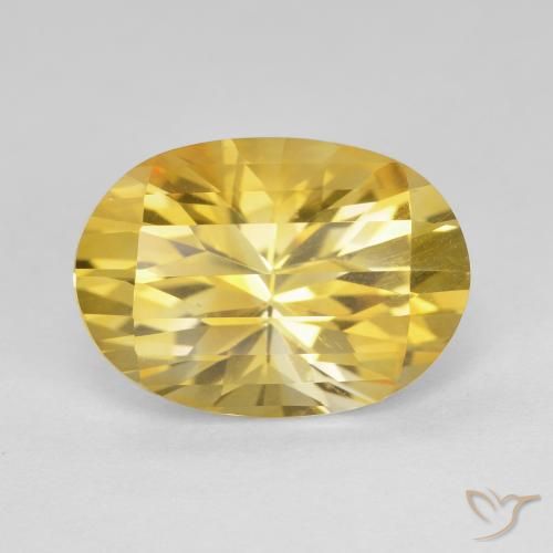 5.27ct Natural Dorado Citrino, Ovalada, VVS