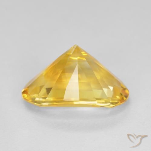 Citrino Dorado natural de 5.27 ct, Ovalada, VVS