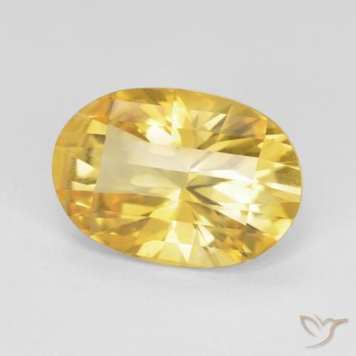 Citrino Dorado claro natural de 4.80 ct, Ovalada, VS