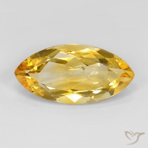 7.28ct Natural Dorado Citrino, Marquesa, VS