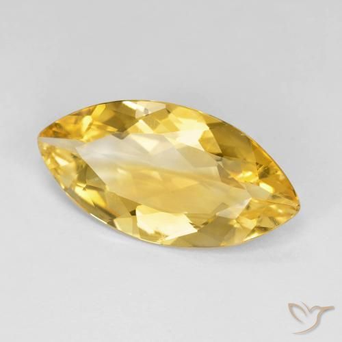 Citrino Oro natural de 5.67 ct, Marquesa, VVS