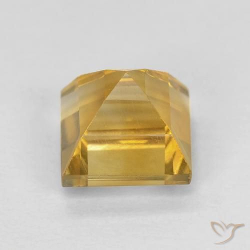 Citrino Oro natural de 1.40 ct, Cuadrado, VVS-VS