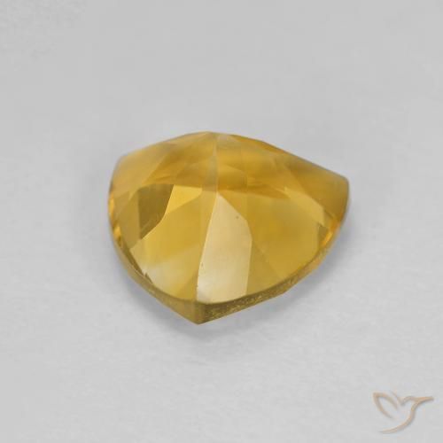 Citrino Dorado natural de 1.63 ct, Trillón, VVS
