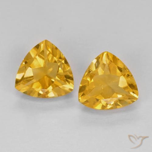 1.51ctw Natural Medium Dark-Golden Citrino, Trillón, VS