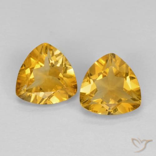 1.40ctw Natural Medium Dark-Golden Citrino, Trillón, VS
