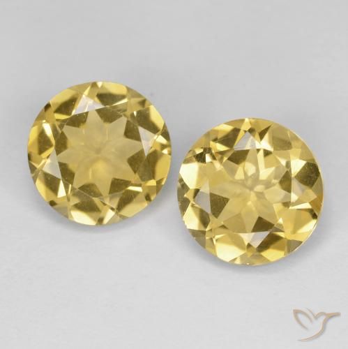 3.24ctw Natural Dorado Citrino, Redondo, VVS
