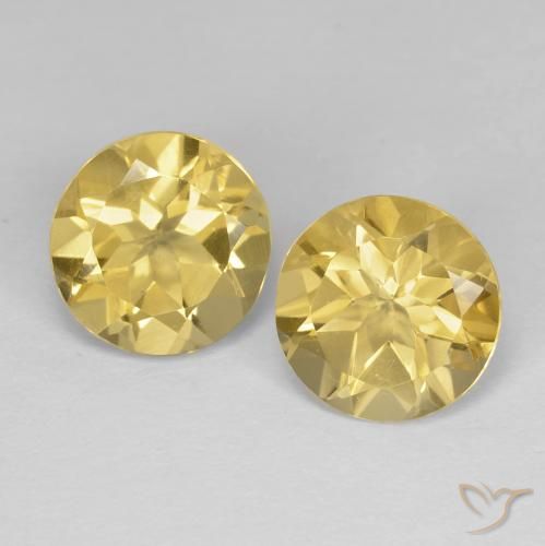 3.30ctw Natural Dorado Citrino, Redondo, VVS