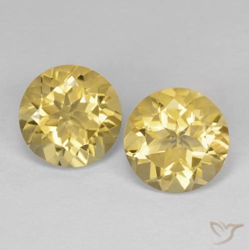 3.79ctw Natural Dorado Citrino, Redondo, VVS