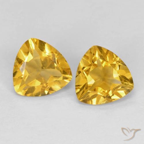 1.55ctw Natural Dorado Citrino, Trillón, VVS