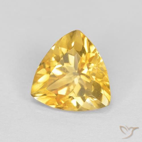 Citrino Oro natural de 1.67 ct, Trillón, VVS