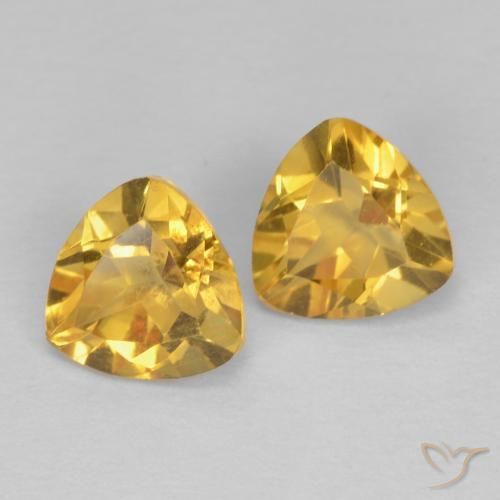 2.88ctw Natural Dorado Citrino, Trillón, VVS