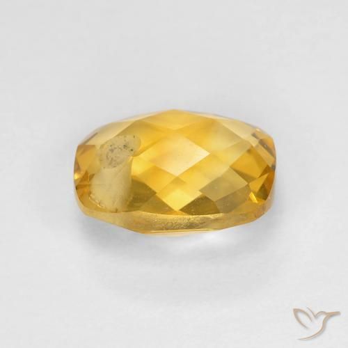 Citrino Dorado oscuro natural de 1.97 ct, Forma Cojín, VVS-VS