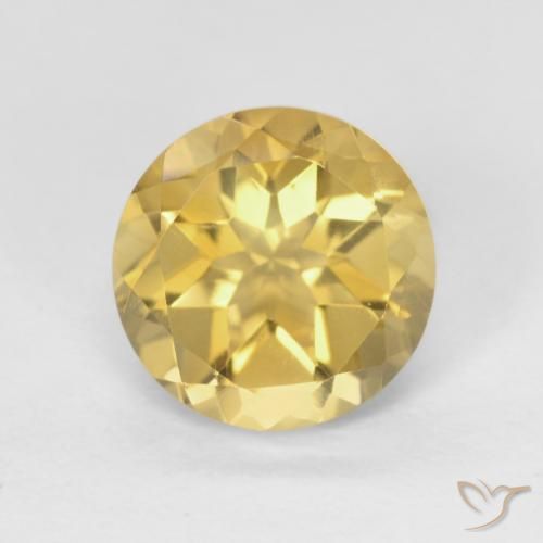 1.80ct Natural Dorado Citrino, Redondo, VVS