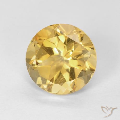 1.82ct Natural Dorado Citrino, Redondo, VVS