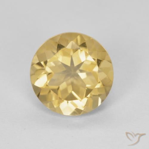 1.84ct Natural Dorado Citrino, Redondo, VVS