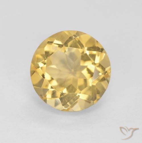 1.81ct Natural Dorado Citrino, Redondo, VVS