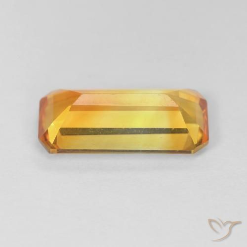 Citrino Oro natural de 3.41 ct, Corte Octágono / Esmeralda, VVS