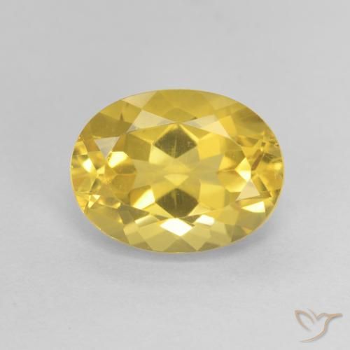 1.93ct Natural Naranja dorado Citrino, Ovalada, VVS-VS