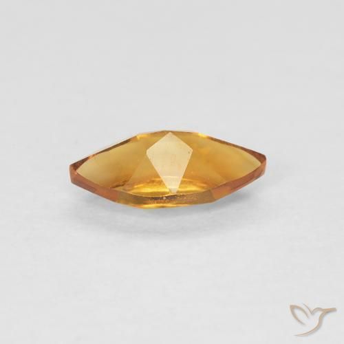 Citrino Marrón naranja natural de 0.57 ct, Marquesa, VVS