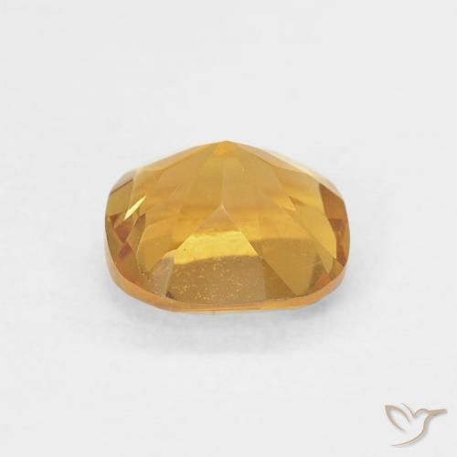 Citrino Medium Light-Golden natural de 0.49 ct, Forma Cojín, VVS-VS