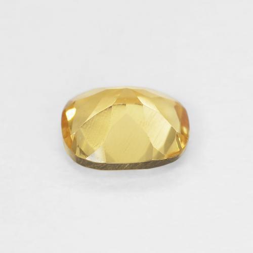 Citrino Amarillo toscana natural de 0.37 ct, Forma Cojín, VVS