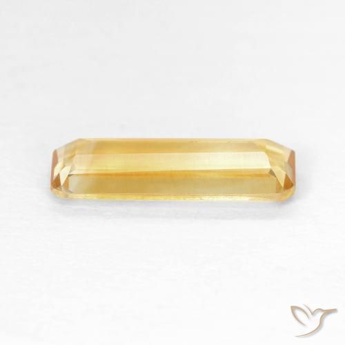 Citrino Medium Dark-Golden natural de 1.14 ct, Corte Octágono / Esmeralda, VVS-VS