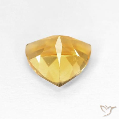 Citrino Dorado medio natural de 1.11 ct, Trillón, VS