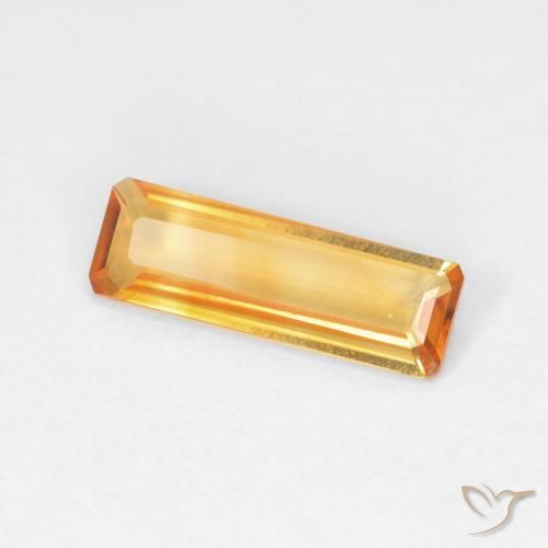 Citrino Dorado naranja natural de 1.01 ct, Corte Octágono / Esmeralda, VVS-VS