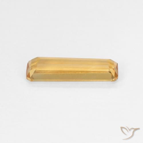 Citrino Dorado naranja natural de 1.12 ct, Corte Octágono / Esmeralda, VVS-VS
