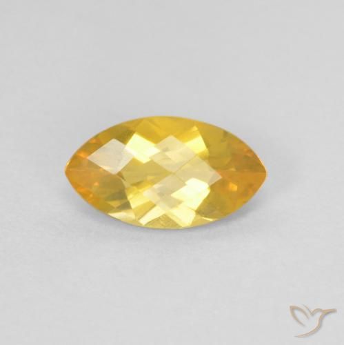 0.88ct Natural Dorado Citrino, Marquesa, VS