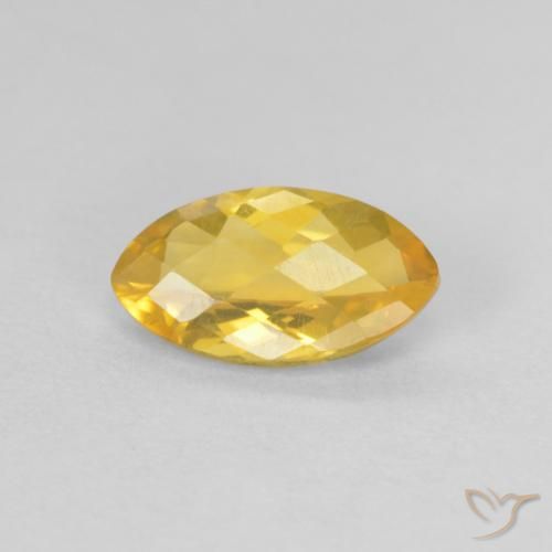 0.84ct Natural Dorado Citrino, Marquesa, VS