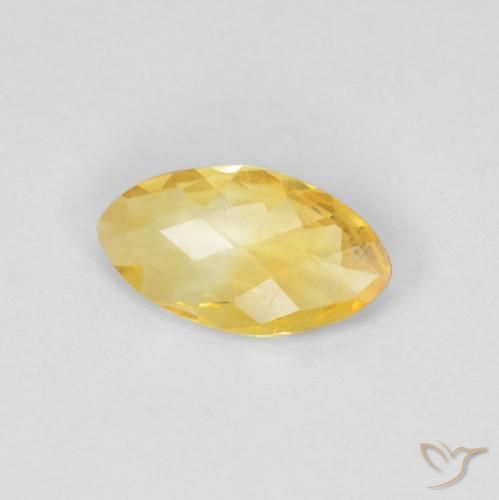 Citrino Dorado natural de 0.62 ct, Marquesa, VS