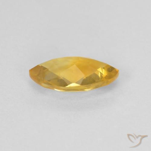 Citrino Dorado natural de 0.79 ct, Marquesa, VS