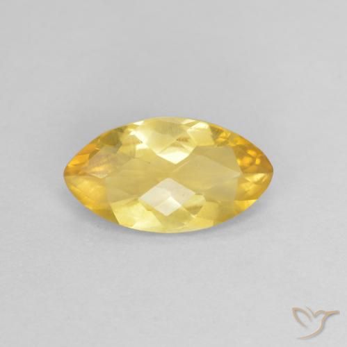 0.84ct Natural Dorado Citrino, Marquesa, VS