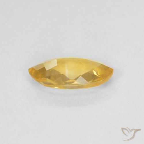 Citrino Dorado natural de 0.73 ct, Marquesa, VS
