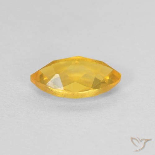 Citrino Dorado claro natural de 0.91 ct, Marquesa, VS
