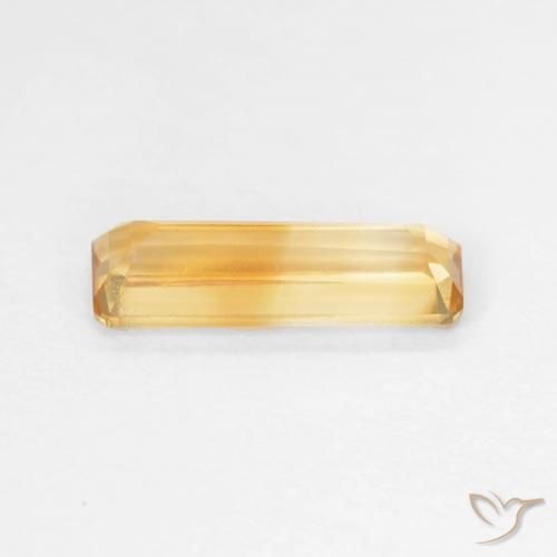 Citrino Naranja dorado intenso natural de 1.32 ct, Corte Octágono / Esmeralda, VVS-VS