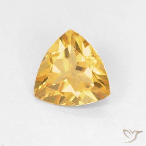 1.03ct Natural Dorado claro Citrino, Trillón, VVS