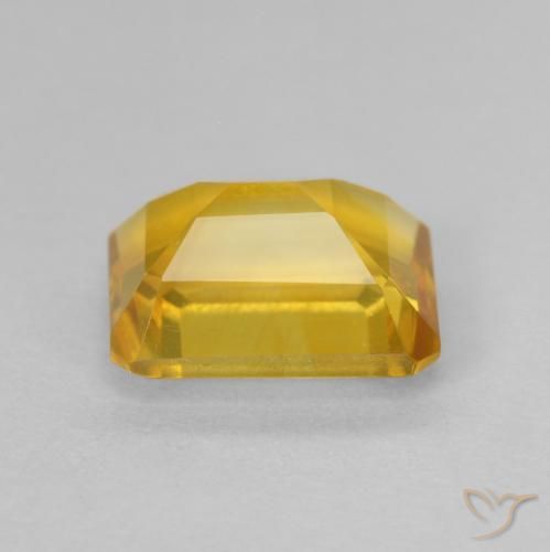 Citrino Dorado natural de 1.64 ct, Corte Octágono / Esmeralda, VVS
