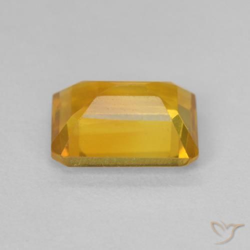 Citrino Dorado oscuro natural de 1.40 ct, Corte Octágono / Esmeralda, VVS