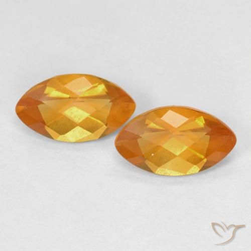 1.70ctw Natural Oro Citrino, Marquesa, VS