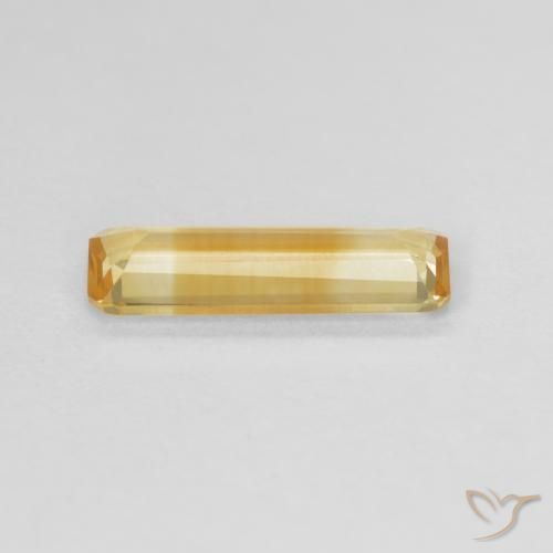 Citrino Dorado natural de 0.98 ct, Corte Octágono / Esmeralda, VVS-VS
