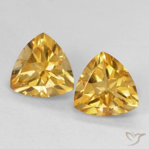 1.49ctw Natural Dorado Citrino, Trillón, VVS-VS