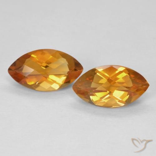1.88ctw Natural Oro Citrino, Marquesa, VS