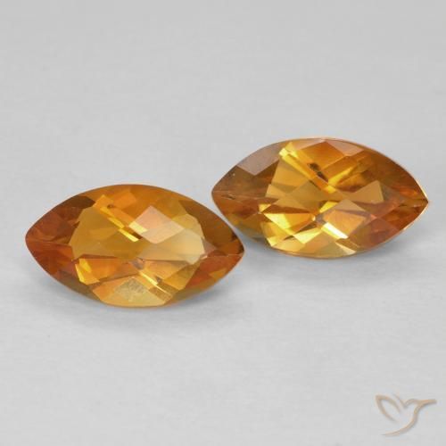 Gemas de Citrino Oro natural de 1.88 ct, Marquesa, VS