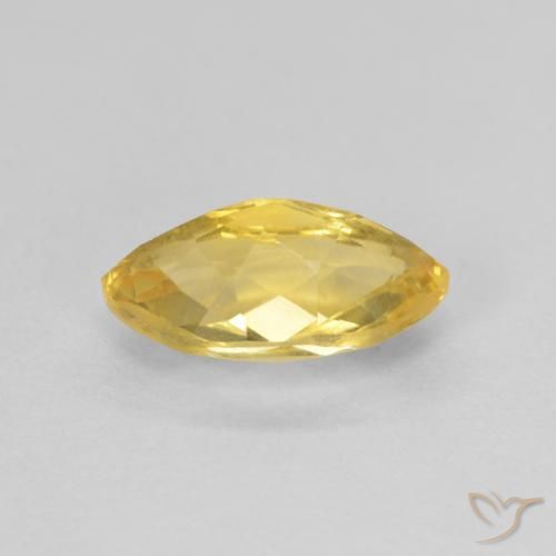 Citrino Naranja dorado natural de 1.00 ct, Marquesa, VS