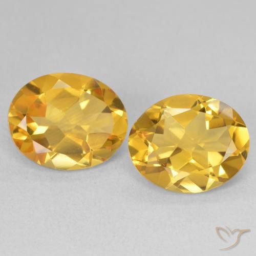 6.38ctw Natural Dorado Citrino, Ovalada, VVS-VS
