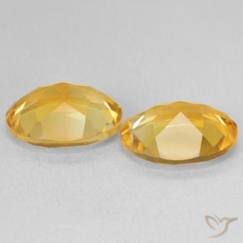 Gemas de Citrino Dorado natural de 5.81 ct, Ovalada, VVS-VS