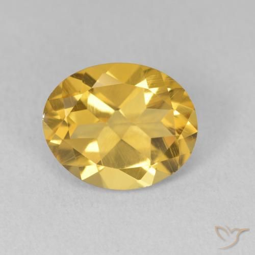 2.98ct Natural Dorado Citrino, Ovalada, VS